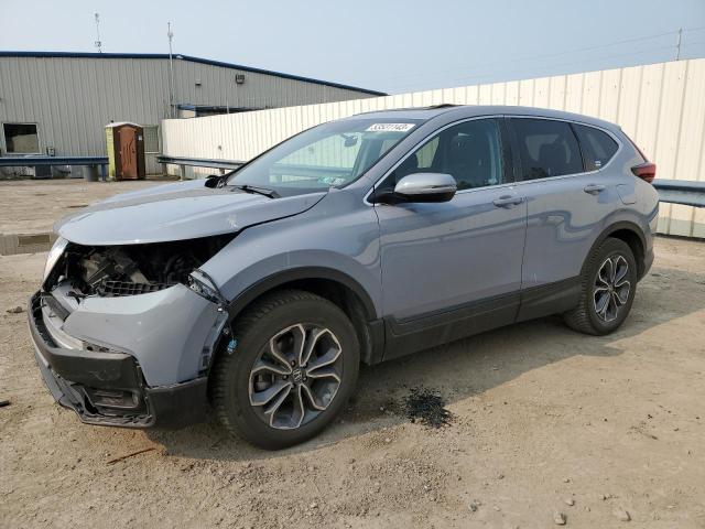 Salvage cars for sale from Copart Ellwood City, PA: 2021 Honda CR-V EX