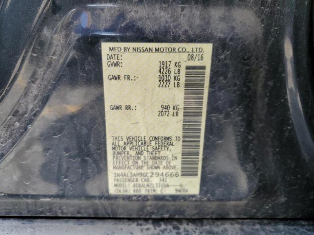 1N4AL3AP9GC294666 Nissan ALTIMA 2.5