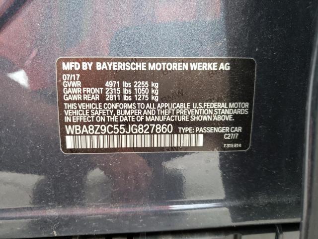 2018 BMW 330 XIGT WBA8Z9C55JG827860