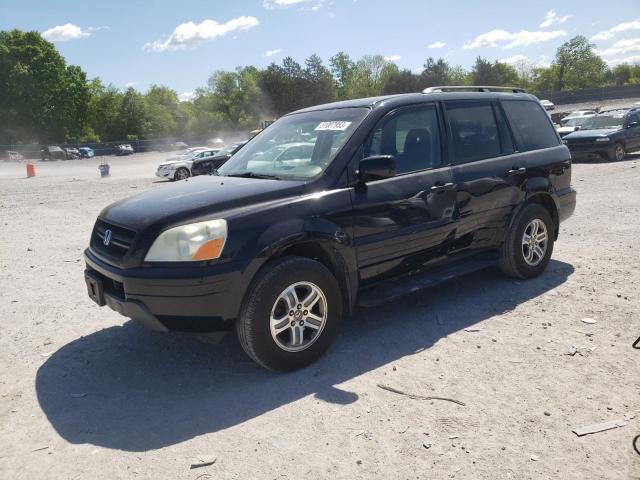 Salvage cars for sale from Copart Madisonville, TN: 2004 Honda Pilot EXL