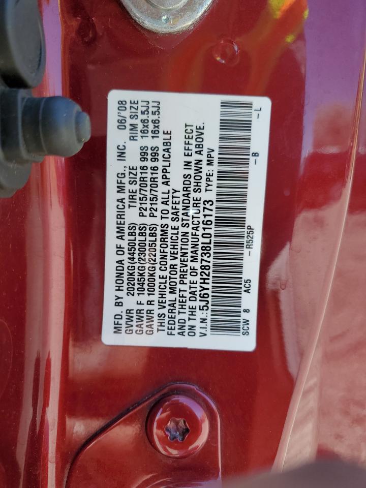 5J6YH28738L016173 2008 Honda Element Ex