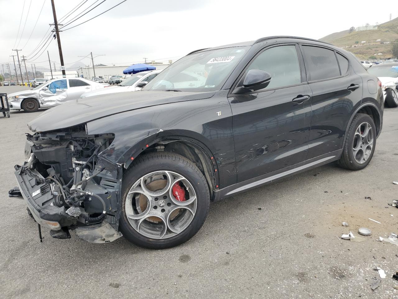 2022 Alfa Romeo Stelvio Ti vin: ZASPAKBN8N7D29860