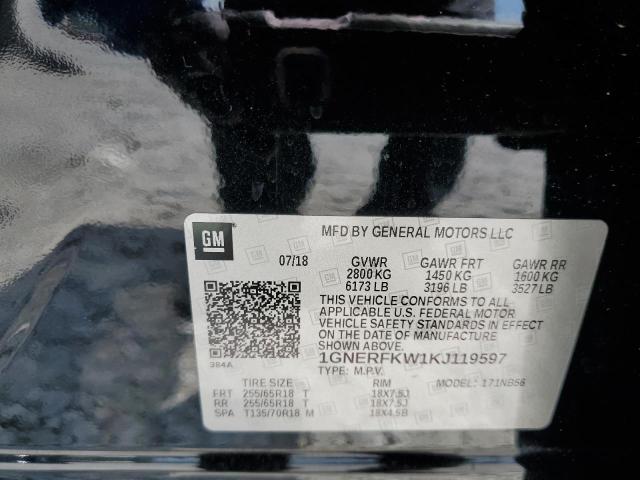 2019 Chevrolet Traverse Ls VIN: 1GNERFKW1KJ119597 Lot: 54326974