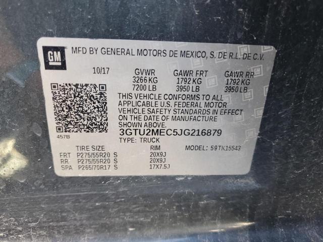 Lot #2521697567 2018 GMC SIERRA K15 salvage car