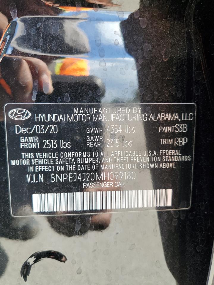 5NPEJ4J20MH099180 2021 Hyundai Sonata Sel Plus