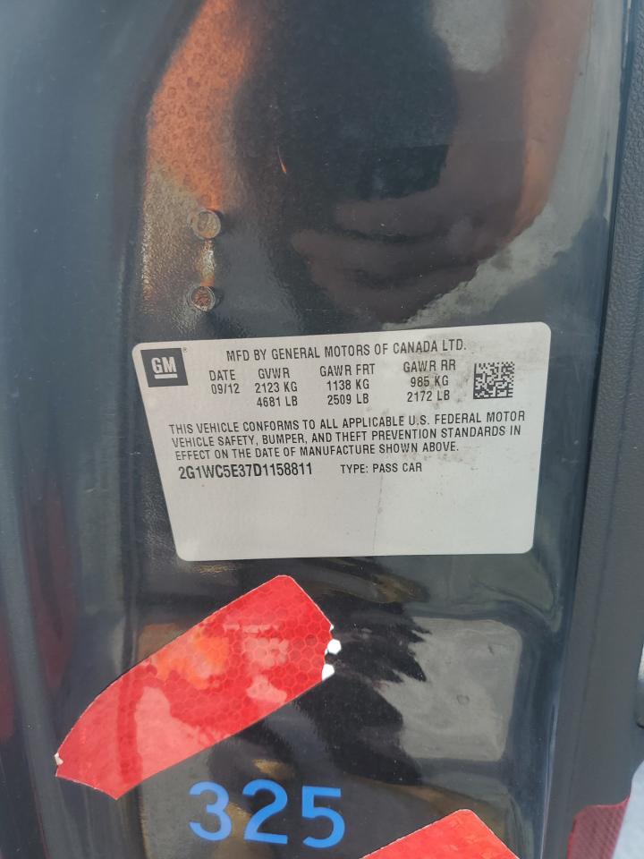 2G1WC5E37D1158811 2013 Chevrolet Impala Ltz