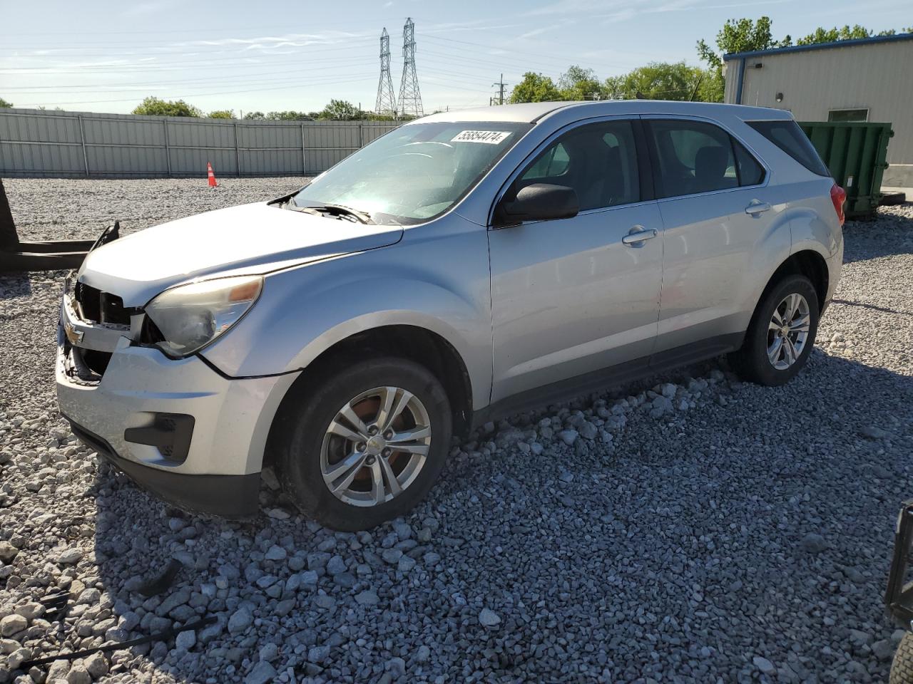 2GNFLCEK2C6261209 2012 Chevrolet Equinox Ls