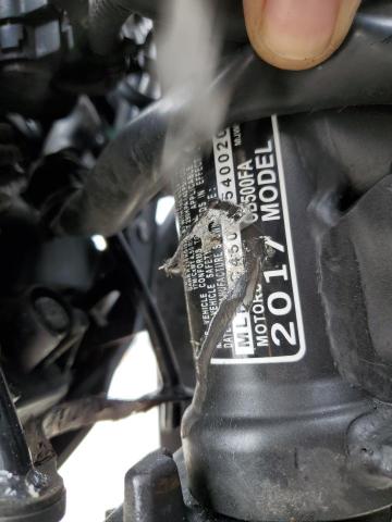 2017 HONDA CB500 FA - MLHPC4509H5400205