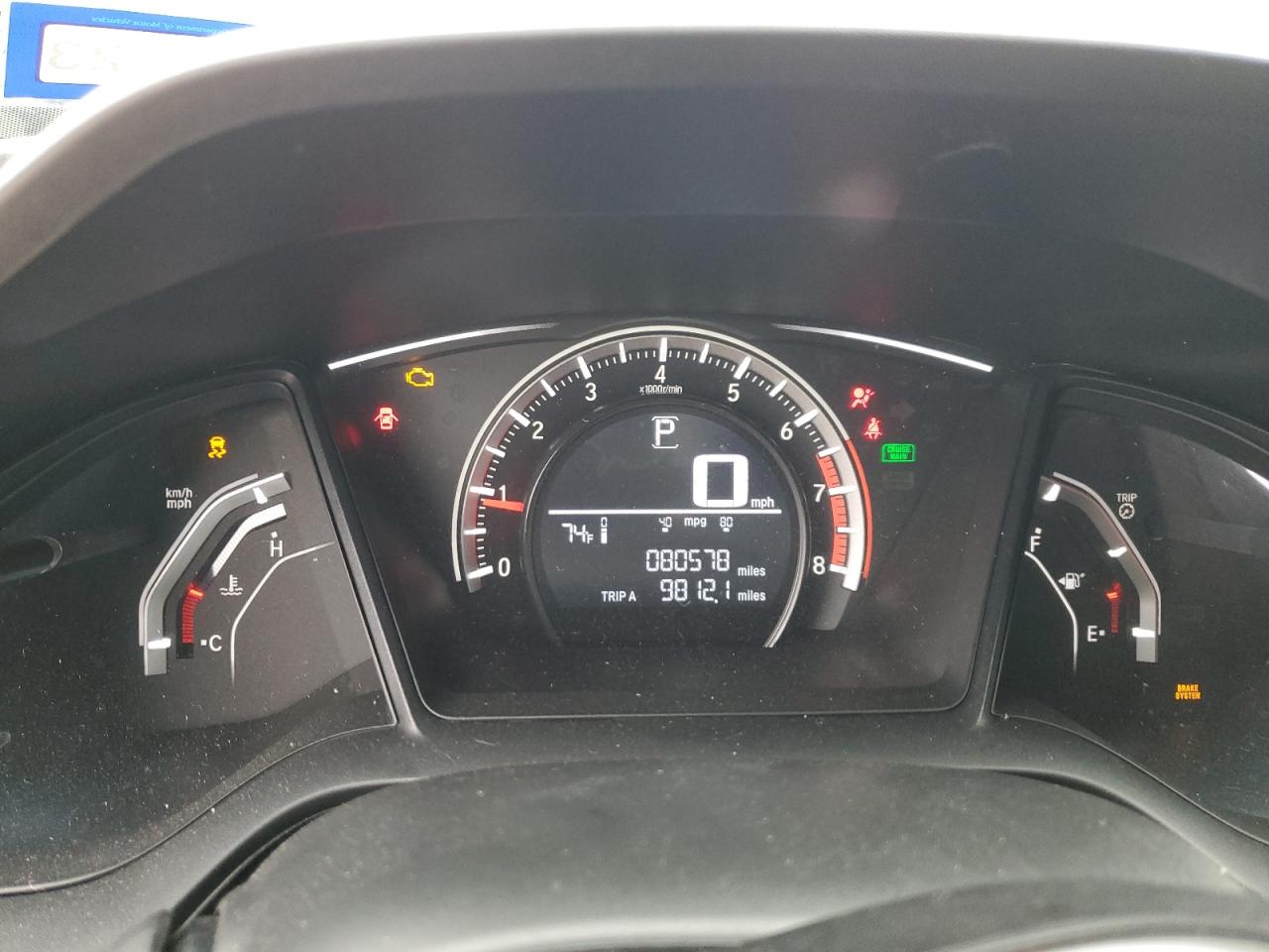 SHHFK7H49HU226120 HONDA CIVIC 2017