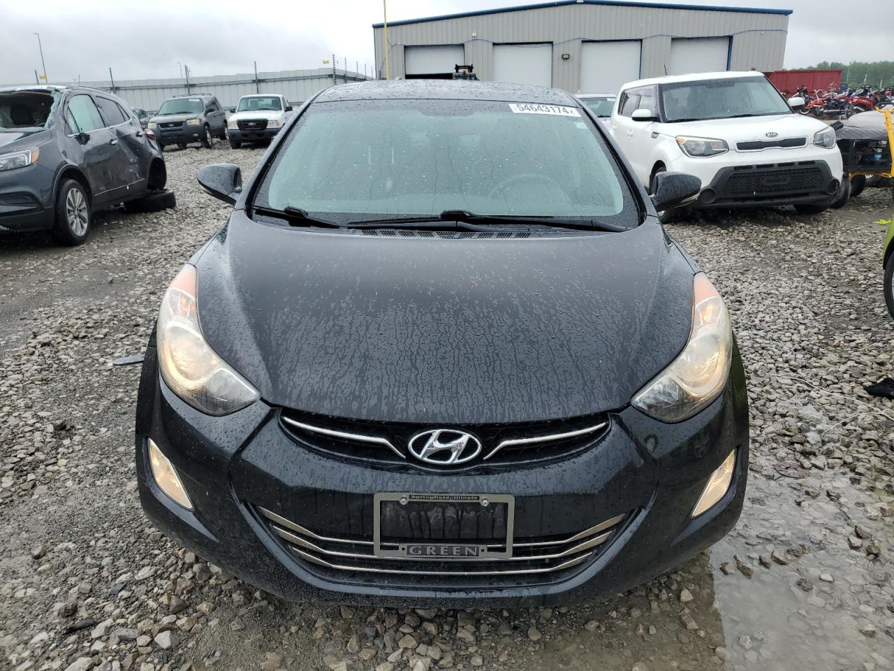 KMHDH4AE4CU253732 2012 Hyundai Elantra Gls