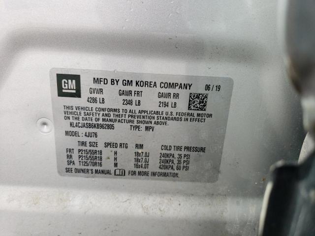 2019 BUICK ENCORE PRE - KL4CJASB6KB962805