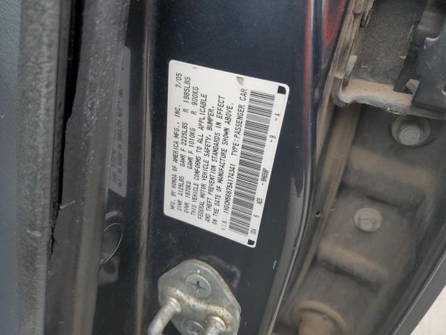 2005 Honda Accord Ex VIN: 1HGCM56875A174341 Lot: 56300144