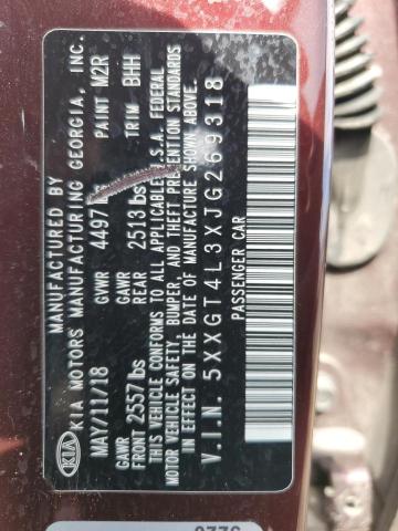 2018 Kia Optima Lx VIN: 5XXGT4L3XJG269318 Lot: 54988834