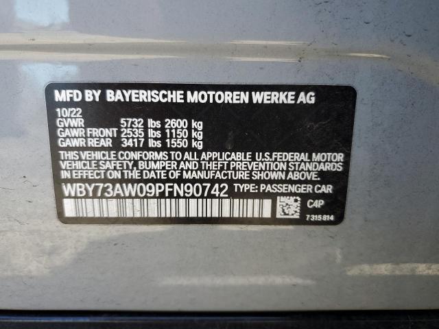 2023 BMW I4 EDRIVE - WBY73AW09PFN90742