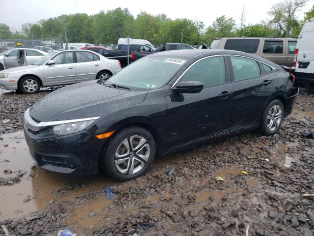 Lot #2533649092 2016 HONDA CIVIC LX salvage car