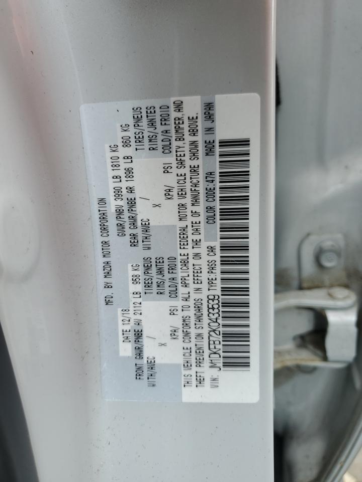 JM1DKFB72K0433539 2019 Mazda Cx-3 Sport