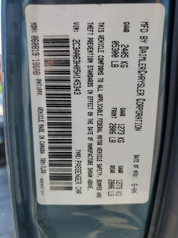 2C3AA63H05H145343 2005 Chrysler 300C