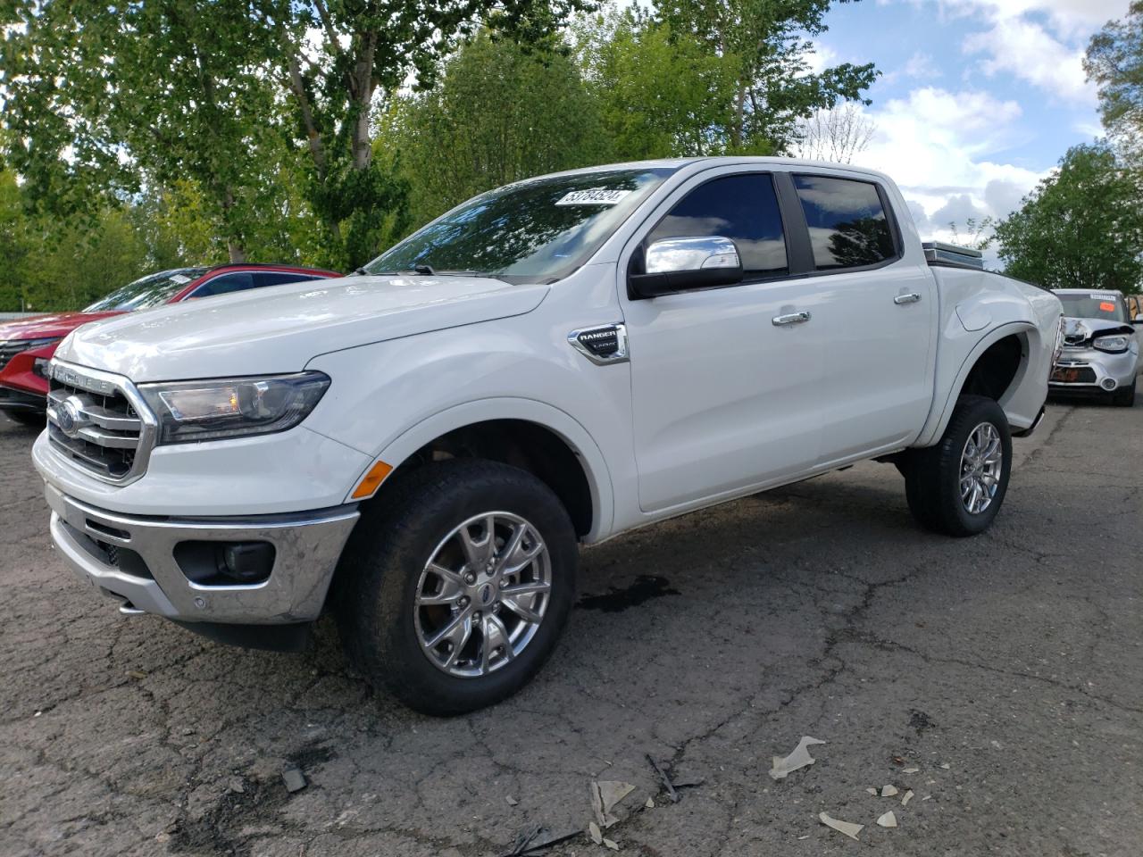 FORD RANGER XL 2019 white  gas 1FTER4FH0KLA88002 photo #1