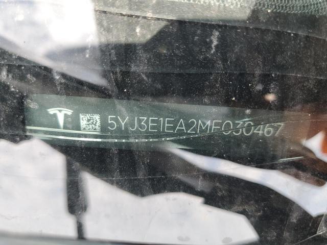 5YJ3E1EA2MF030467 2021 TESLA MODEL 3 - Image 12