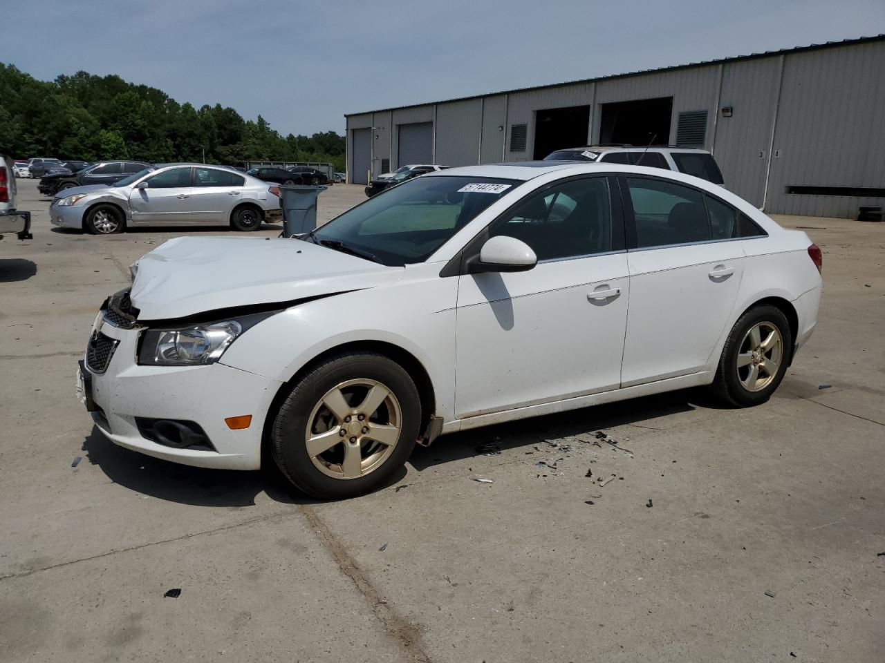 2012 Chevrolet Cruze Lt vin: 1G1PL5SC8C7165213