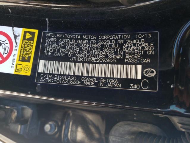 2014 Lexus Es 350 VIN: JTHBK1GG8E2093825 Lot: 54942494