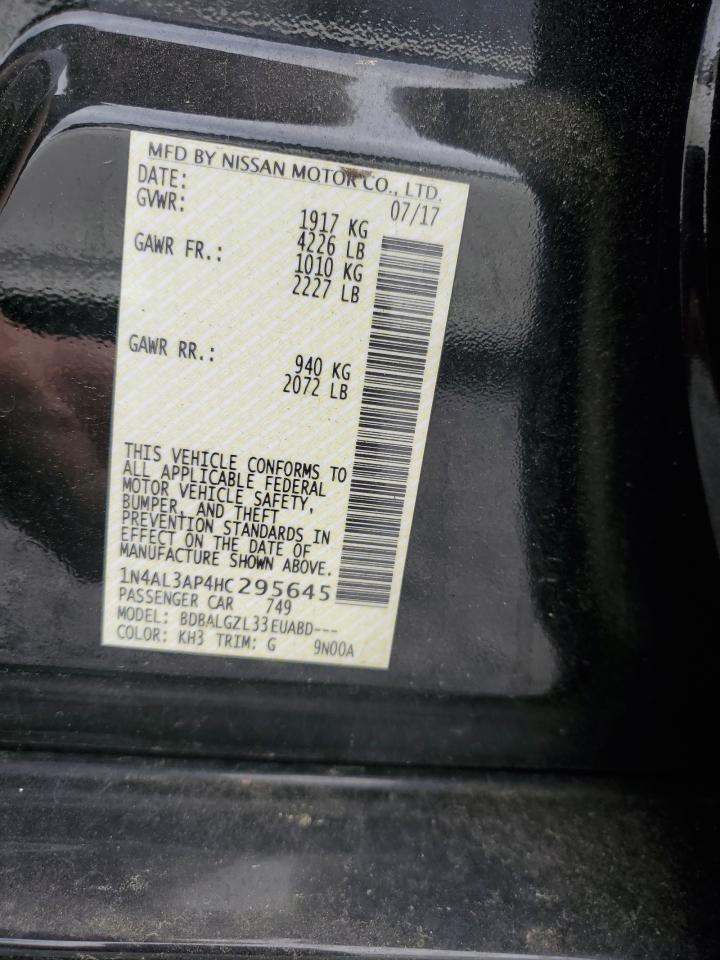 1N4AL3AP4HC295645 NISSAN ALTIMA 2017