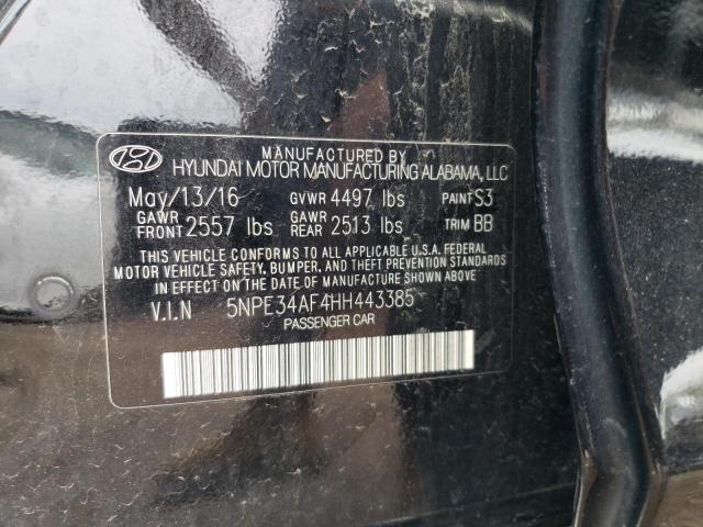 2017 Hyundai Sonata Sport VIN: 5NPE34AF4HH443385 Lot: 53608554