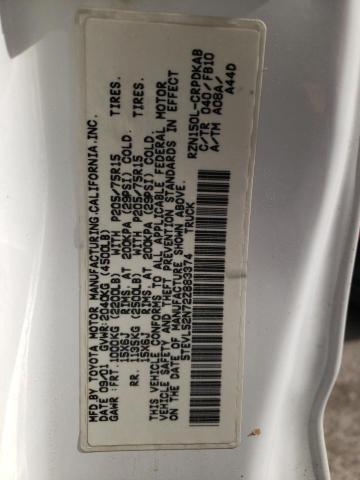 2002 Toyota Tacoma Xtracab VIN: 5TEVL52N72Z883374 Lot: 55880134