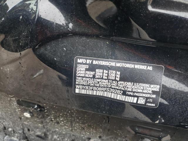 2024 BMW I4 XDRIVE - WBY83FB08RFS39282