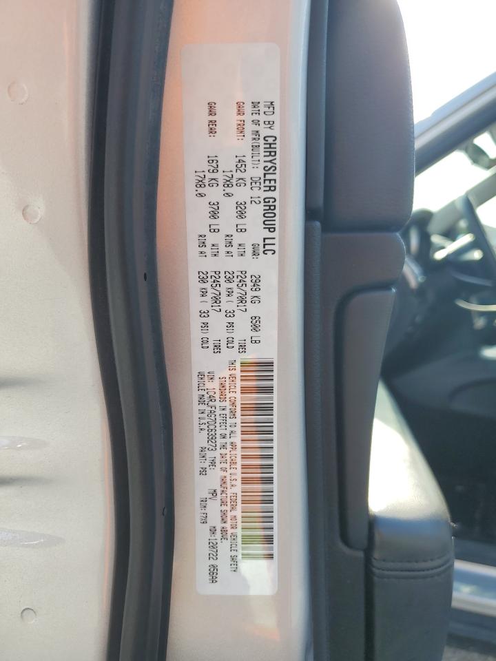 1C4RJFAG7DC639273 2013 Jeep Grand Cherokee Laredo