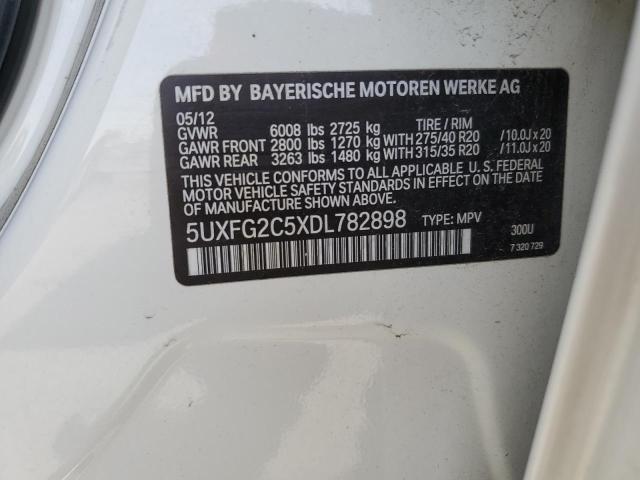 VIN 5UXFG2C5XDL782898 2013 BMW X6, Xdrive35I no.13