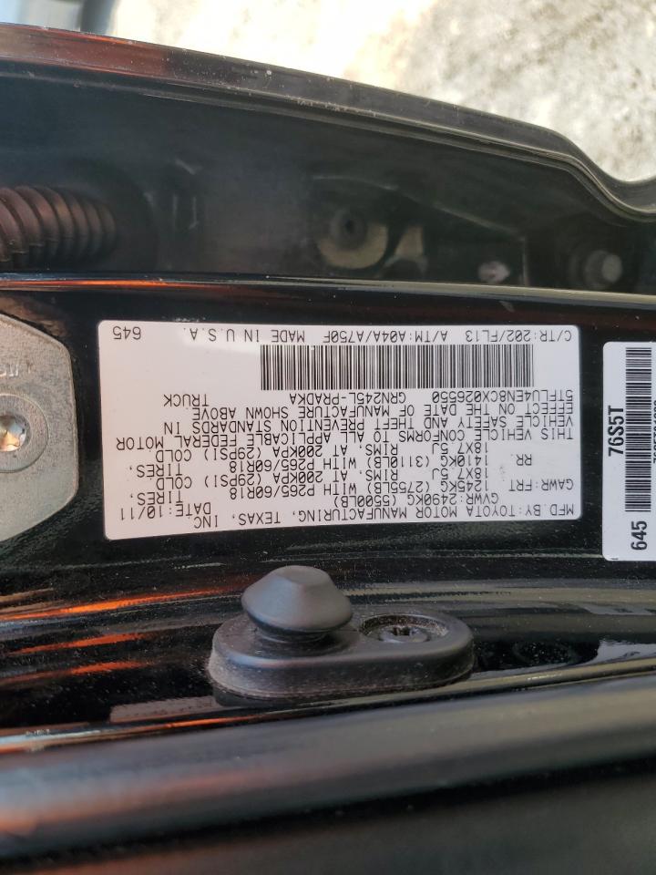 5TFLU4EN8CX026550 2012 Toyota Tacoma Double Cab