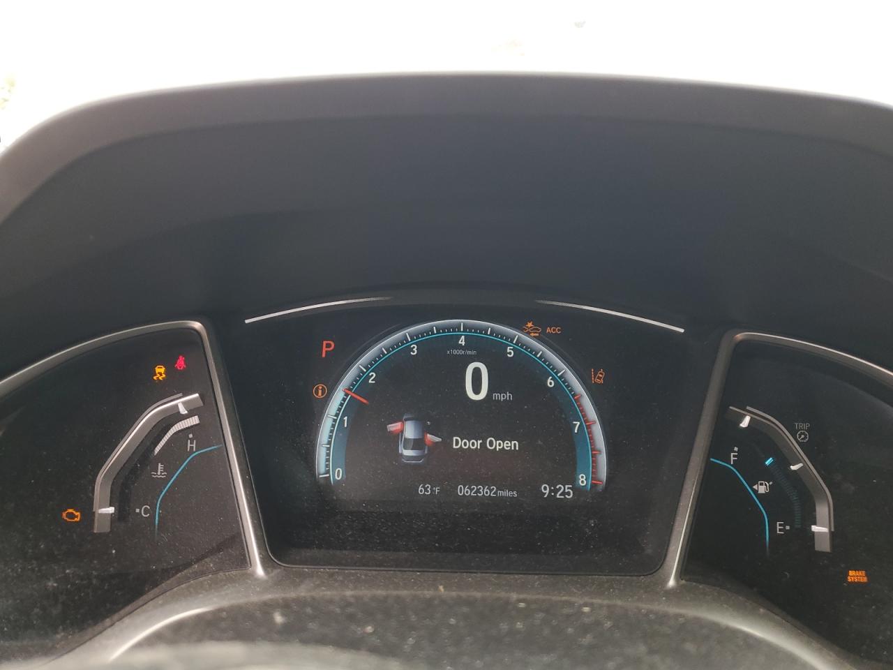 2HGFC1F90GH632159 HONDA CIVIC 2016