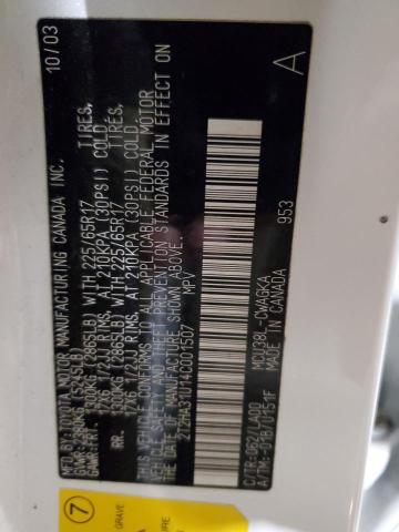 2004 Lexus Rx 330 VIN: 2T2HA31U14C001507 Lot: 56092394