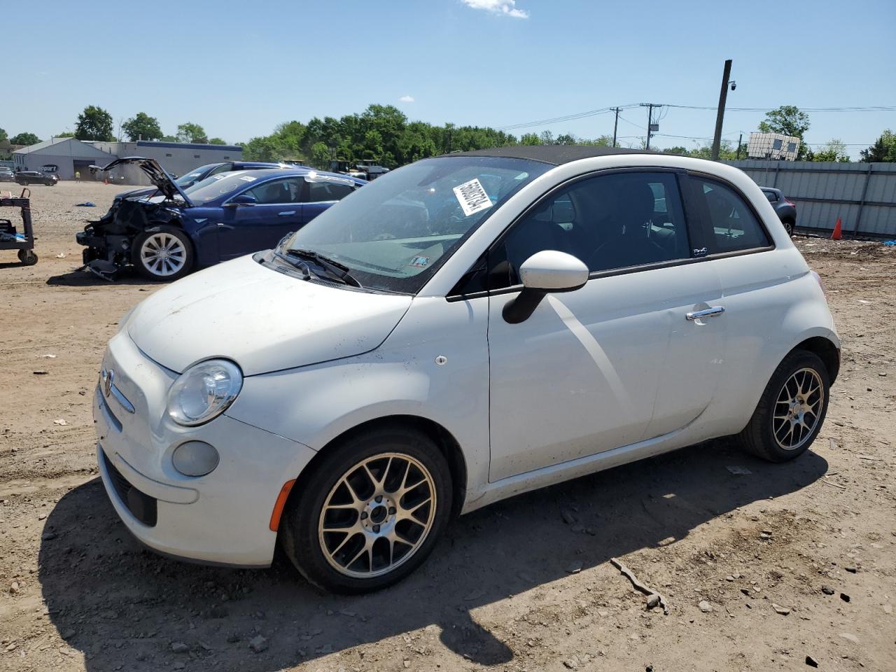 2013 Fiat 500 Pop vin: 3C3CFFDR2DT674347