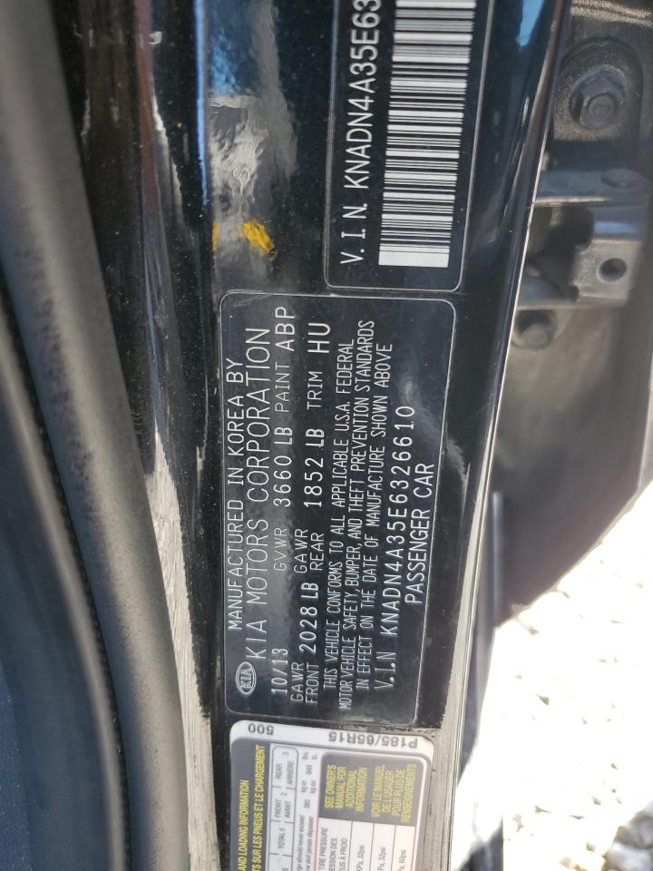 KNADN4A35E6326610 2014 Kia Rio Ex