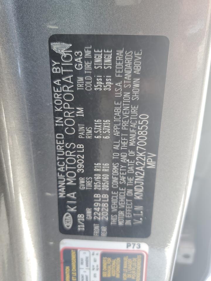 KNDJN2A22K7008550 2019 Kia Soul