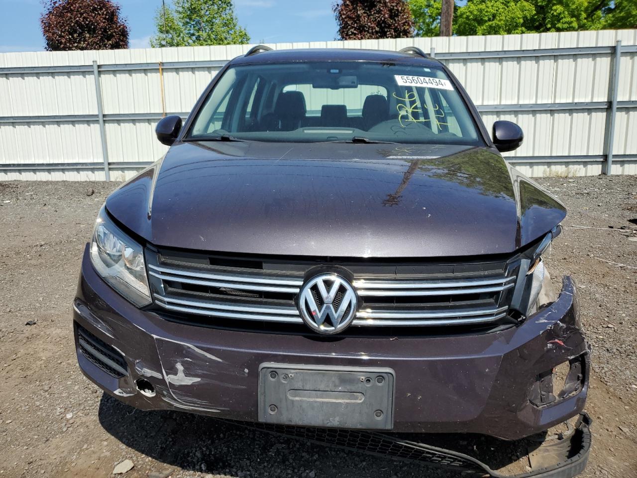 2016 Volkswagen Tiguan S vin: WVGBV7AXXGW564854