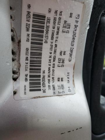 2004 Dodge Stratus Se VIN: 1B3EL36X94N157149 Lot: 57172564