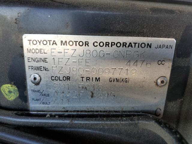 1995 Toyota Land Cruis VIN: FZJ8000977190000 Lot: 56862444