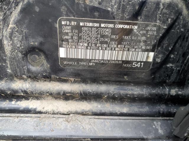 2020 Mitsubishi Outlander Se VIN: JA4AZ3A32LZ042636 Lot: 52588384