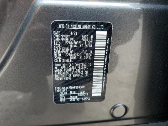 2023 Nissan Armada Sl VIN: JN8AY2BDXP9693811 Lot: 56588314