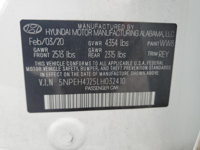 2020 Hyundai Sonata Limited VIN: 5NPEH4J25LH032410 Lot: 56334754