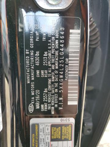 2020 Kia Optima Sx VIN: 5XXGW4L25LG448643 Lot: 53094934