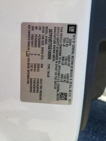 2012 GMC Sierra K1500 Sle VIN: 3GTP2VE77CG190956 Lot: 55571704