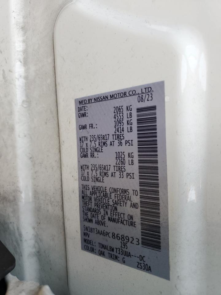 5N1BT3AA6PC868923 NISSAN ROGUE 2023
