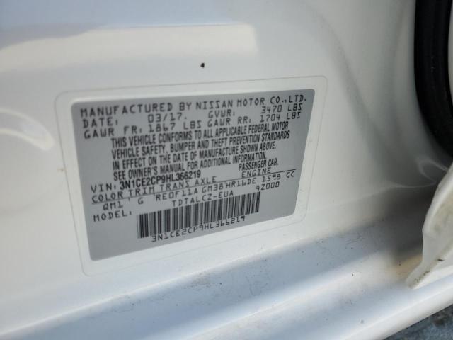 2017 Nissan Versa Note S VIN: 3N1CE2CP9HL366219 Lot: 55927064