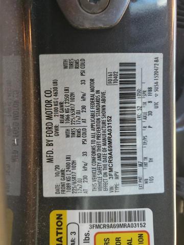 2021 FORD BRONCO SPO 3FMCR9A69MRA03152