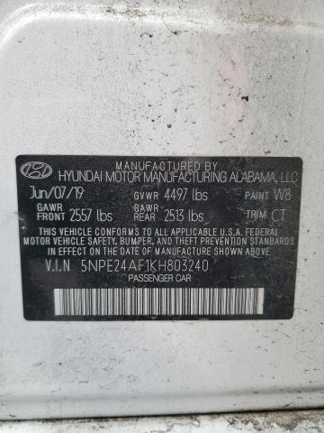 2019 HYUNDAI SONATA SE - 5NPE24AF1KH803240