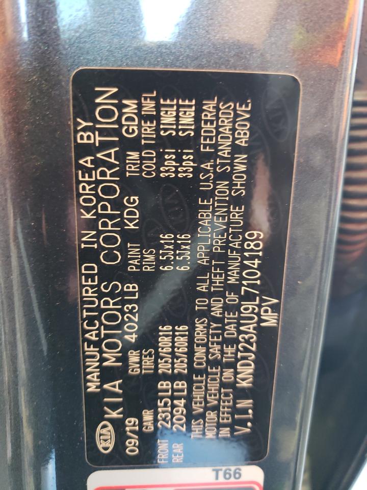 KNDJ23AU9L7104189 2020 Kia Soul Lx